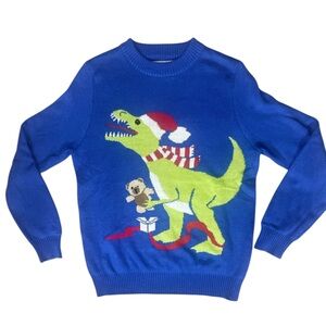 Tipsy Elves Ugly Christmas Dinosaur Sweater